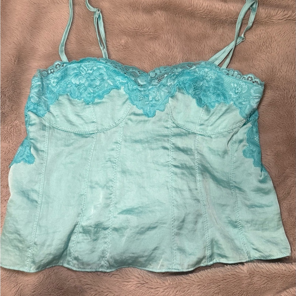 Free People lace and satin camisole